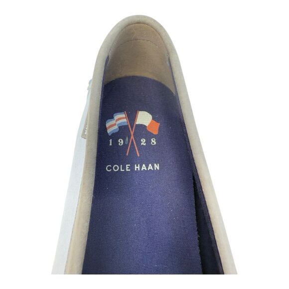 Cole Haan Loafer Mens 12 Blue Pinch Weekender Riverside Seersucker Shoes - Picture 4 of 7